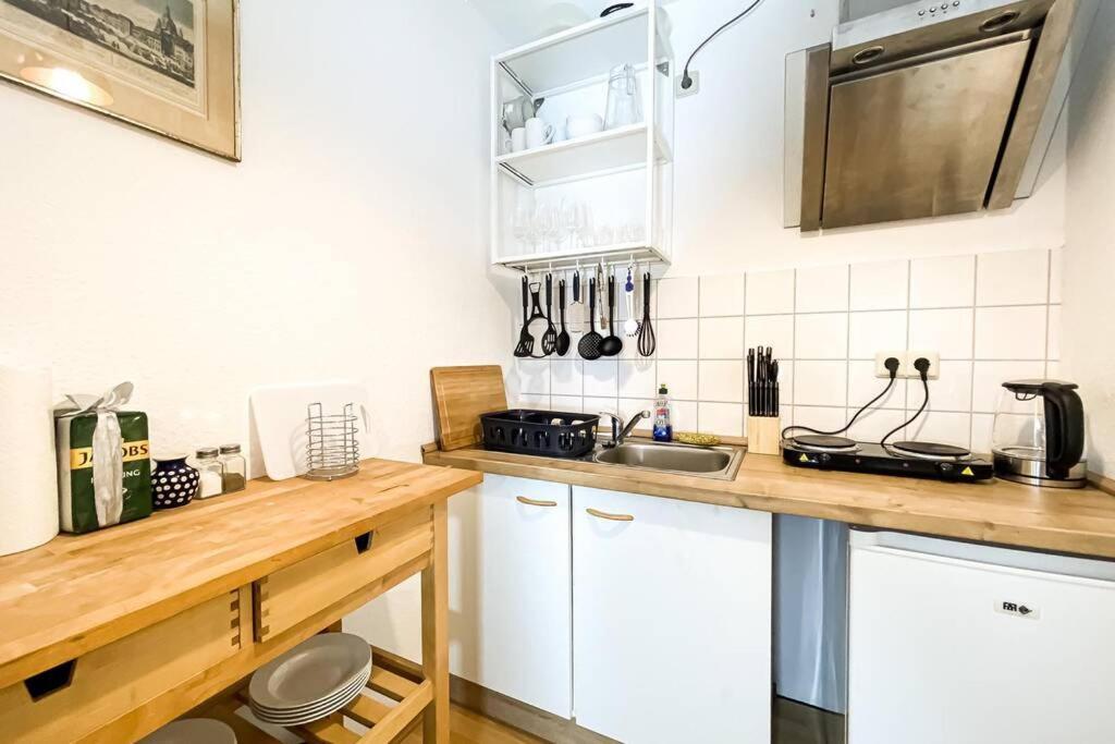 Apartment am Auensee mit großer Terrasse, Grill und Privat-Parkplatz Leipzig Exterior foto
